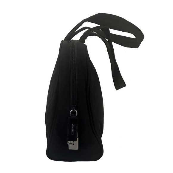 Prada Tessuto Black Nylon Satchel Tote Bag Medium - Picture 4 of 16
